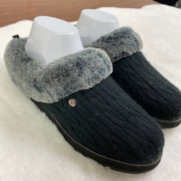 BOBS From Skechers Keepsakes Ice Angel Mules‎ Slippers, size 9.5 LIKE NEW - Picture 1 of 15